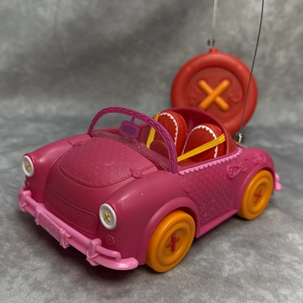 Lalaloopsy Rc Cruiser Red Pink Orange Remote Control Car Doll Vehicle 2011 Works